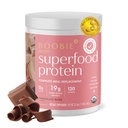 Boobie corpo superalimentar proteína gravidez e pós-parto de substituição de refeição Shake, Chocolate Bliss Flavor □ 19g proteína □ Seguro para a amamentação & maternidade □ Orgânico, Vegan, Açúcar Zero, 1 Tub (20 Servings)