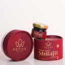 Puro Himalaya Shilajit Resin Alta potência grau de ouro para homens e mulheres , 100 Servings for Energy Boost & Imune Support, 85+ Trace Minerals, 76%+ Ácido Fulvico, com relatório de teste de laboratório, 30g