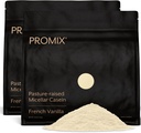 ProMix Nutrition Casein Protein Powder - Grama-Fed, Pastura levantada, liberação lenta 25g Caseína Micellar - 5.4g BCAAs Gluten Free, Açúcar Livre, Soja Livre - Baunilha, 5lb