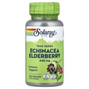 SOLARAY Echinacea e Elderberry Cápsulas, 440 mg