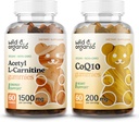 Gummies L-Carnitina selvagens e orgânicas e gomas CoQ10 60 contagem