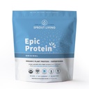 Sprout Vivo Planta Based Protein & Superfoods Pó, Original, Não-aromatizado □ Proteína orgânica em pó, Vegan, Não lácteos, Não-GMO, Glúten livre, Açúcar livre, perfeito Keto Bebida Mix (5 lb)