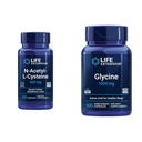 Extensão de Vida N-Acetil-L-Cisteína (NAC) & Glycine 1000 mg, Promove Relaxamento, Sono Saudável, Ácido Amino, Sem Glúten, Não-GMO, Vegetariano, 100 Cápsulas