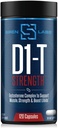 D1-T Força impulsionador de testosterona para homens mass Gainer com ácido D-aspártico - Monster Muscle Mass-Building - Teste de supressão do reforço do crescimento muscular estrogênio Anabólico (120 Cápsulas)