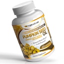 Vibraxlabs Pumpkin Seed Oil - 100% frio prensado Puro 1000mg Extração - Melhor para o crescimento do cabelo, mais jovem olhando para a pele e rosto, Bladder Control Supplement, 60 Softgels