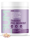 RAW Pré Treino Pó, Thavage (Rocket Candy) - Chris Bumstead Sports Nutrition Supplement for Men & Women - Cbum Pré-treino para Trabalhar, Hidratação, Mental Focus & Energy - 40 Servings