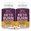 Laboratórios justificados (2 pacote Keto Advantage Keto Burn Pills 1275MG New & Improved Formula Contém Apple Cider Vinagre Extra Virgin Olive Oil Pó Folha de Chá Verde 120 Cápsulas