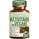 Multivitamínico Vegan para Mulheres e Homens - Multivitamínicos essenciais e multiminerais 90 comprimidos com vitamina B12, A, D, C, zinco, magnésio e mais para o bem-estar corporal total - 23 Nutrientes e vitaminas chave