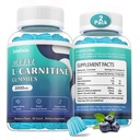 2 Pacote de açúcar livre de acetil L-Carnitina chicletes, L-Carnitina Suplemento para mulheres e homens, com vitamina C & B12, ALCAR para a energia, Cérebro & coração de apoio à saúde, Vegan, Não-GMO, 120 Contagem