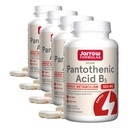 Jarrow Fórmulas Ácido Pantotênico B5 500 mg - 100 tampas de legumes - Suplemento dietético essencial B Vitamina - Produção de energia e suporte ao metabolismo - 100 Servings (Pacote de 4)