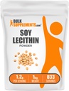BulkSuplementos.com Soja Lecitina em pó - Suplemento de Lecitina, Suplemento Nutricional, Grau Alimentar - Gluten Free, 1.2g por serviço, 1 kg (2,2 lbs) (Pacote de 1)