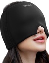 Capa de alívio de enxaqueca, produtos de máscara de alívio de dor de cabeça, gel de refrigeração Odorless Ice Head Wrap para tensão, estresse, ressaca e Puffy Eyes