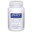 Encapsulamentos puros Curcumina 500 com Bioperina - Suplemento antioxidante para articulações de suporte, tecido, fígado, cólon e saúde celular * - com curcumina e bioperina cúrmica - 60 cápsulas