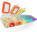 BEXEEN Medicina Semanal Organizer Impermeável 7 Dia Grande Caixa de comprimidos Caixa de pílulas diária Caso bonito Organizador de Vitamina Portátil Container de pílulas Titular de pílulas de viagem XL Suplemento Dispensador de Medicação Um por dia