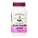 Christopher's Original Formulas Hawthorn Berry Cápsulas, Suplemento de ervas para Coração e Bem-Estar Cardiovascular, 100 Cápsulas