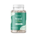 Santo Remedio Nopal Chia, Prickly Pear Cactus e Chia Powder Suplemento dietético, Ingredientes clinicamente comprovados, Sem glúten, Não-GMO, Sem açúcar adicionado, 120 cápsulas, 60 Servings por recipiente
