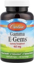 Carlson Labs Gamma E-Gems, Gamma Tocoferol, 465 mg, 120 Softgels