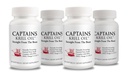 Capitães Puro Antárctico Krill Oil Softgels □ Omega 3 EPA, DHA com astaxantina & phospholipids□ Sem aditivos ou químicos □ 1000mg por serviço, 60 Cápsulas, 4-Pack