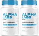 (2 Pack) Alpha Labs, Alpha Labs Cápsulas, AlphaLabs, Alfa Labs, Alfa Labs Desempenho Max, Fórmula Avançada, Alpha Labs, Alpha Strenght Labs, Alpha Labs, Alfa Labs Cápsulas, 120 Cápsulas para 2 meses