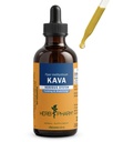 Extrato Líquido Orgânico Kava Raiz para suporte de estresse e relaxamento: Extrato de Kava Vegan, Não-GMO Kava Kava Tintura para acalmar e relaxar o humor, sem glúten, 4 Oz