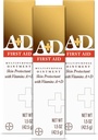 A+D Primeiros Socorros Pomada, Multiuso Moisturizer de pele seca e protetor de pele, 1,5 Oz (Pacote de 3)