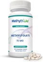 Metil-Life® L-Metilfolato 15 mg para Mulheres e Homens – Suplemento de folato ativo com Cerebrofolato ® ultrapuro (L-5-MTHF Cálcio) – Suporte de alta biodisponibilidade B9 – Comprimidos mastigáveis saborosos