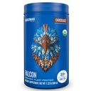 BIRDMAN Falcon Vegan Protein Powder Organic, Stevia & Sugar Free, Proteína baseada em plantas, Baixo carboidrato, Dairy Free, Keto, Proteína de soro de leite não, Probiótico, Proteína de Ervilha, Chocolate sabor - 18 Servings - 1,32lb