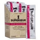 Superieur Electrolyte Powder Packets - Vegan Eletrolyte Hydration Powder w / Mar Minerals - Keto Friendly, Non-GMO, Zero Suplemento de Eletrolyte Açúcar - bebida esportiva saudável - melancia (14 Packets)