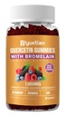 Quercetin com bromelaína, zinco e vitamina C - Cardiovascular, Vitaminas mastigáveis de apoio de envelhecimento -Vegan - Pura Quercetin para Crianças e Adultos - Não-GMO 60 Contagem