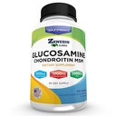 Zenesis Labs Sulfato de Glucosamina + Condroitina + HSH Combinação Junta e Cartilagem Suplemento 450 Cápsulas (Bulk 90 Dia Fornecimento) 1500mg, 1200mg, 2000mg por Serviço