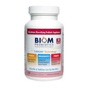Biom Probióticos 3-em-1 Fórmula (Cold Shipped) com 10 bilhões de flora Probióticos, Prebióticos e Imunobióticos para Vida Saudável & Longevidade - Diversifica Gut Microflora e Microbiome - para Homens & Mulheres