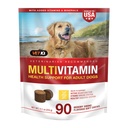VetIQ Suplemento multivitamínico para cães, suplemento de suporte de saúde mastigação macia, 90 contagem