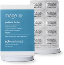 Solv Wellness Māge Probiótico para ela, Prebiótico diário das mulheres e Probióticos Mistura Suplementos Nutricionais para Digestivo, Equilíbrio PH vaginal, Apoio à Saúde Trato urinário, 30 Cápsulas