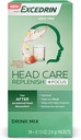 Excedrin Head Care Replenish Plus Focus From Excedrin Drink Mix with Electrolytes, L-Theanina, Ginger e Cafeína para Apoio à Saúde Head - 24 Packets
