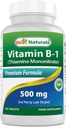Best Naturals Vitamina B1 como mononitrato de tiamina 500 mg 120 comprimidos (120 contagem (Pacote de 1))