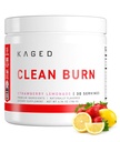 Kaged Clean Burn Powder □ Limonada de morango □ Gestão termogênica do peso □ Impulsionar o metabolismo □ Cafeína orgânica, Apple Cider Vinagre □ Suplementos para homens e mulheres □ 30 Servings