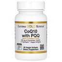 California Gold Nutrition CoQ10 com PQQ, Ubiquinone USP, Tapioca Veggie Softgel com girassol Lecitina, 100 mg, 60 Veggie Softgel