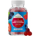 Gummies de fibra para adultos - Chicory Root Supplement com suporte prebiótico para Gut & Digestive Health - Cápsulas de digestão solúveis para regulação do estômago & Imune Aid - Açúcar livre & Vegan - 120 Contagem