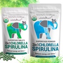 chlorela espirulina em pó orgânico + espirulina chlorela Comprimidos orgânicos rico em chlorophyll