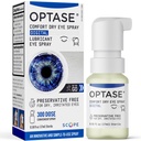 Optase Comfort Dry Eye Spray - Conservative Free Artificial Lágrimas Gotas Alternativas - Dry Eye Drops in a convenient Spray - Multi-Use Garrafa, Lentes de contato seguro - .58 fl oz