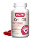 Jarrow Formulas Krill Oil - Phospholipid Omega-3 Complexo com Astaxantina - 60 Softgels - 30 Servings - Suporta Gestão Lipídica, Metabolismo, Saúde Cérebro & Coração - EPA & DHA - Gluten Free - Non-GMO