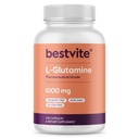 BESTVITE Filler-Free L-Glutamina 1000mg por cápsula (240 Cápsulas) - Forma Livre - Sem Estearatos - Gluten Free - Non GMO - Puro L Suplemento Glutamina - Cápsulas de Glutamina de dosagem máxima