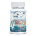 Naturals nórdicos DHA das crianças, morango - 180 Mini geles macios mastigáveis para crianças - 250 mg Omega-3 com EPA & DHA - Desenvolvimento do cérebro e função - Não-GMO - 45 Servings