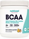 Nutricost BCAA para mulheres (Mango de pêssego, 30 Servões) - Formulado especificamente para mulheres - Não-GMO e sem glúten