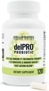 Del-Immune V® + Delpro Probiótico e Mistura Prebiótica por Biotics Stellar - Promove a Saúde Óptima Gut, Digestão, Suporte Imune e Humidade (120 Cápsulas)