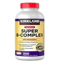 Assinatura Kirkland Super B-Complexo (2-Pack) com Eletrólitos (2 x 500 Comprimidos)
