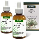 Puro Saw Palmetto Berries Oil 2x30ml Wild & Natural 60-90-dia de fornecimento Ao contrário de pó ineficiente, Suporta Próstata saúde sono melhor reduzir frequente urina DHT Bloqueador ajudar a parar a perda de cabelo