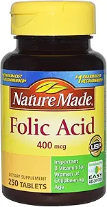 Ácido Fólico 400 mcg (665 mcg DFE)