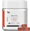 DS Labs Revita Hair Vitamina Gummies - Suporte para cabelos mais grossos, Looking, Com Biotina, Zinco, Vitamina D, Ferro, Magnésio e Melatonina, Vegan, Sem glúten, Gelatina-livre, 60 Gummies
