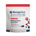 Metagenics Perfect Protein Pea & Rice - Pó de proteína baseada em plantas com 20g de proteína e 3,5g BCAAs - Suporta crescimento muscular e recuperação - Não-GMO, sem glúten, sem leite - Chocolate - 30 Servings